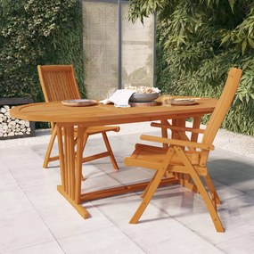 Tavolo da giardino 200x100x75 cm in legno massello di eucalipto