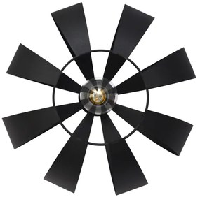 Lampadario a sospensione con filo NEWTON 1xE27/15W/230V nero