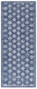 Tappeto Flatweave Marine 3 Blue natura blu, L 200 x L 80 cm