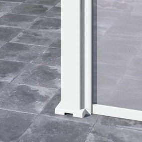 Tenda laterale manuale 3M per pergole Ombréa S2 - Bianco