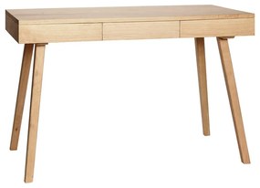 Scrivania in rovere 57x120 cm Tripple - Hübsch