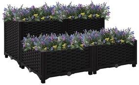 Fioriera Rialzata 80x80x38 Cm İn Polipropilene /