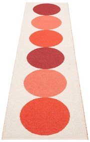 Passatoia da interno/esterno rossa/color crema 70x280 cm Otto Berry – Pappelina