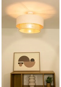 Plafoniera NATIA 1xE27/60W/230V bianco/marrone