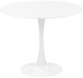 Tavolo da pranzo bianco ⌀ 90 cm BOCA Beliani
