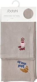 Set di strofinacci in cotone 2 pz 50x70 cm Bistro – Södahl