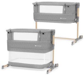 KINDERKRAFT - Culla per bambini NESTE GROW grigio chiaro