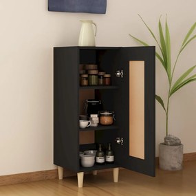 Credenza nero 34,5x34x90 cm in legno multistrato