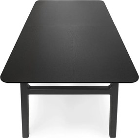 Tavolo da pranzo con effetto rovere allungabile con estensione 90x180 cm Curved – Woodman