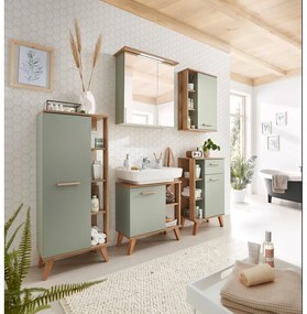Mobile verde sotto il lavabo in rovere 60x65 cm Set 963 - Pelipal