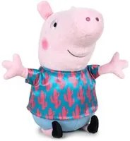 Peluche originale Peppa Pig 20cm Vestito a strisce fucsia