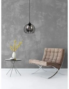 Lampadario a sospensione con filo SOLO BLACK 1xE27/60W/230V