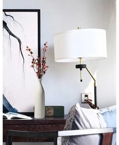 Vaso in ceramica bianca da 46 cm