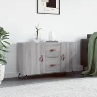 Credenza Grigio Sonoma 100x36x60 cm in Legno Multistrato 828146