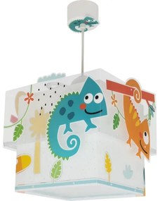 Dalber 63312 - Lampadario per bambini HAPPY JUNGLE 1xE27/15W/230V