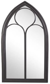 Specchio da parete metallo nero 61 x 113 cm TRELLY Beliani