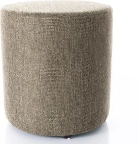 Pouf Doti B Brego in tessuto oliva – 38x38x42 cm