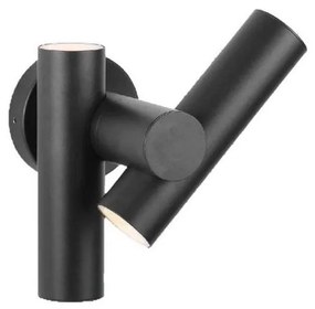 LED Luce Spot a parete da esterno 2xLED/3W/230V 4000K IP44 nero