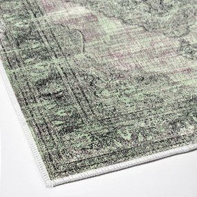 Set di tappetini per il bagno verdi/grigi 2 pz 60x100 cm – Foutastic