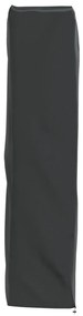 Copertura per stufa a piramide nera 58x58x228 cm 420d oxford