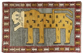 Gabbeh Tappeto persiano 100x150 (Iran) Annodato A Mano