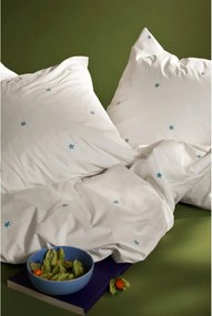 Set copripiumino e federa bianco in percalle di cotone per letto singolo 140x200 cm Daisy – JUNA