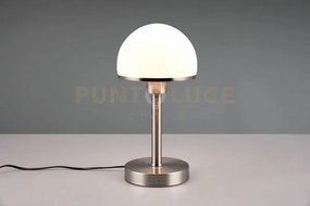 Joost ii lampada a cupola in vetro bianco h.39cm 1 luce attacco e27