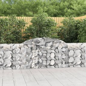 Cesti Gabbioni Ad Arco 17 Pz 300x30x80/100 Cm Ferro Zincato /