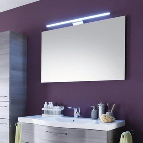 Specchio con illuminazione integrata bagno rettangolare Solitaire PELIPAL L 120 x H 70 x P 4 cm bianco