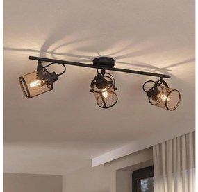 Eglo 43533 - Luce Spot da soffitto DELLOW 3xE27/40W/230V