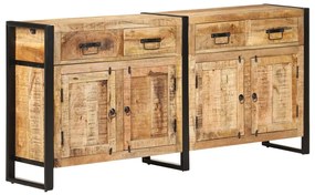 Credenza 172x35x80 Cm İn Legno Massello Di Mango /
