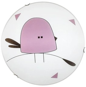 Rabalux 71278 - Plafoniera per bambini FOWLY 2xE27/60W/230V