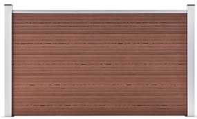 Pannello Di Recinzione İn Wpc 180x105 Cm Marrone /