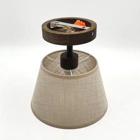 Brilagi - Lampadario LED ANTHONY 1xE14/60W/230V noce/beige