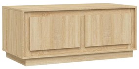 Tavolino da salotto rovere sonoma 102x50x44cm legno multistrato