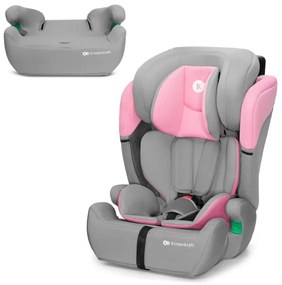 KINDERKRAFT - Seggiolino auto COMFORT UP i-Dimensioni (76-150 cm) grigio/rosa