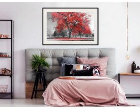 Poster Red Tree