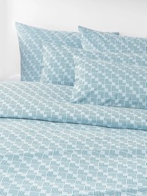 Copripiumino in cotone percalle con stampa geometrica Inki