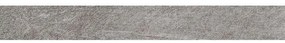 Piastrella battiscopa Regent in monocottura smaltata grigio chiaro opaco L 60 x H 7.2 cm x Sp 8 mm confezione da 6 ml