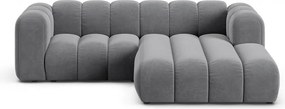 Divano angolare grigio ad angolo destro Lupine - Micadoni Home