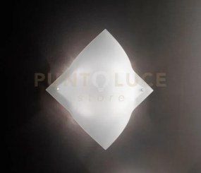 Plafoniera in vetro satinato cake 50x47cm 4 luci attacco e27