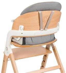 Lionelo - Seggiolone da pranzo 3 in 1 MEGAN Legno Bianco