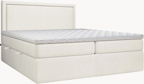 Letto boxspring fatto a mano con contenitore Rebecca, H2