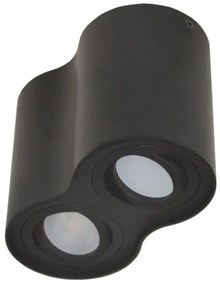 Faretto SIROCO 2xGU10/30W/230V nero