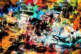 Carta da parati – Arte Graffiti Unica