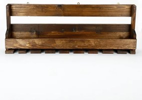 Mensola 28x102 cm abete rosso marrone