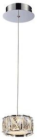 LUXERA 62416 - Lampadario LED a sospensione di cristallo con filo KNOX LED/5W/230V