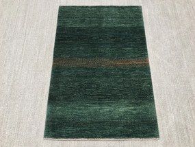 Loribaft Tappeto 140x90 Verde (Iran) Annodato A Mano