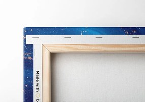 Quadro su tela – Astrazione blu