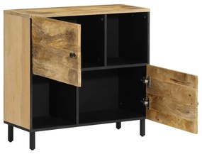 Credenza 80x33x75 cm in legno massello di mango